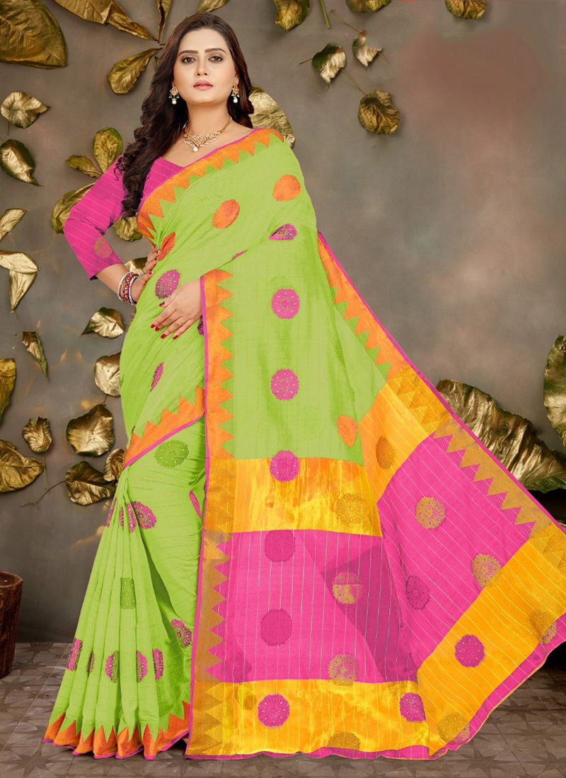 Beautiful Printed Cotton Saree Collection For Regular Use  